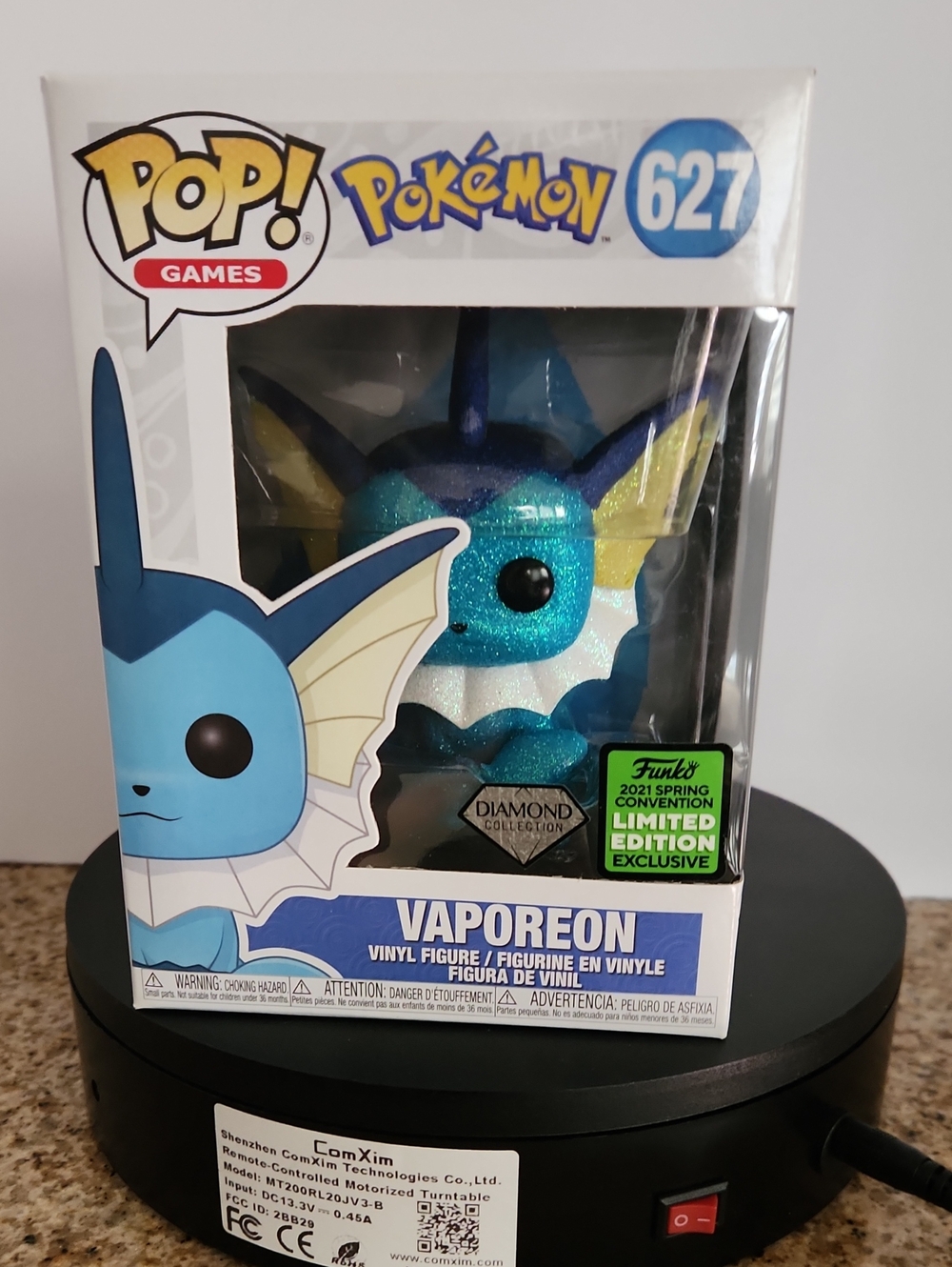 Funko Pokémon Vaporeon Diamond Edition -